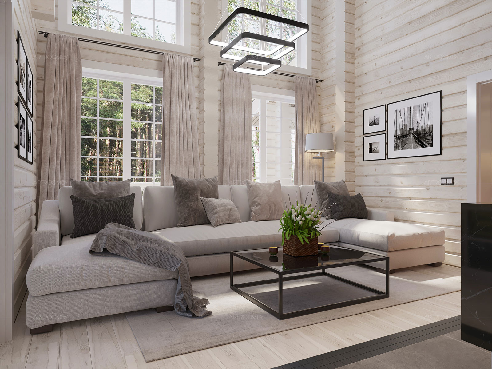 Фото 77 — Строительство дома из бруса: современные тенденции