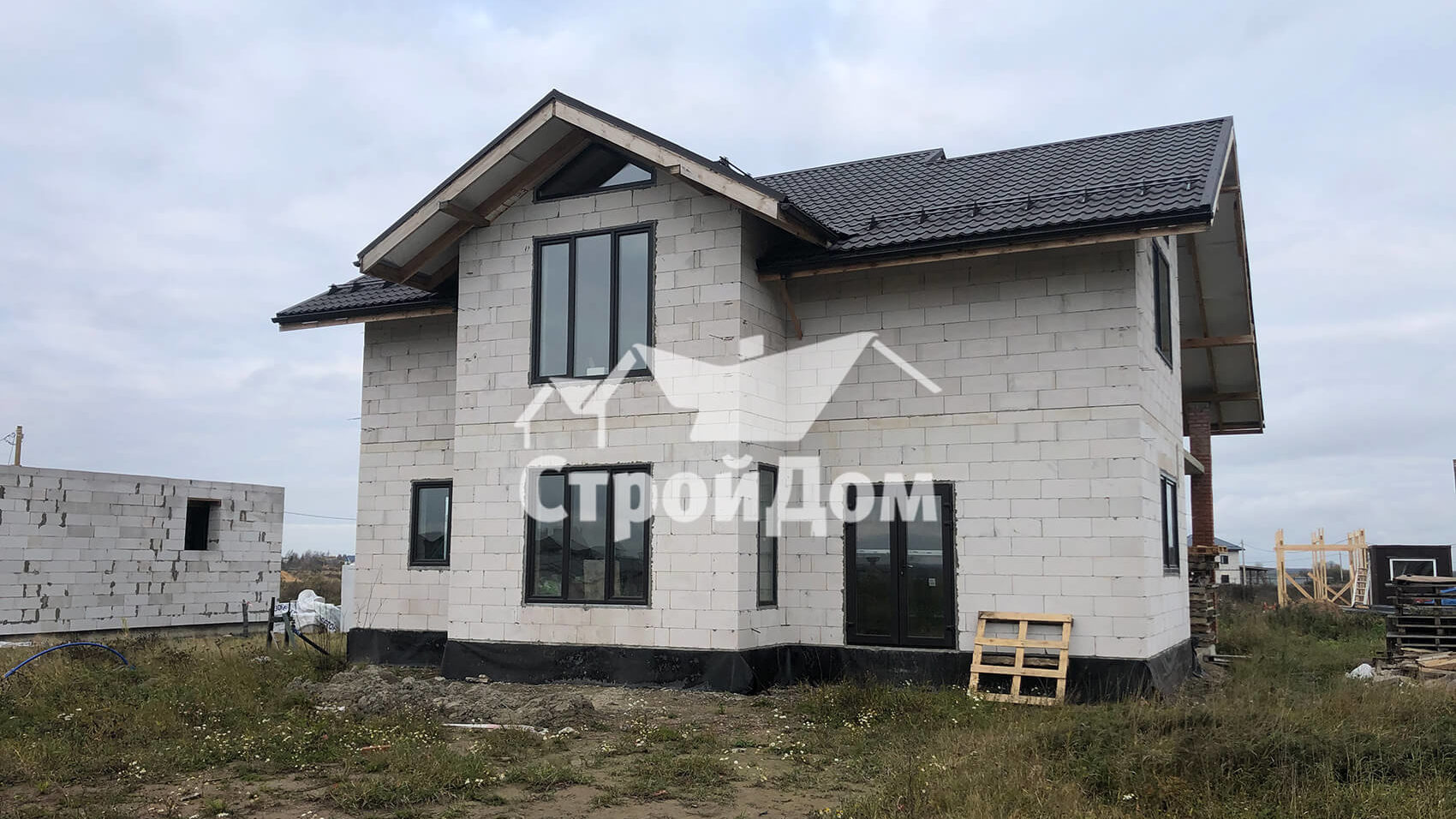 Фото 1 — Дом из газобетона: быстрое и качественное строительство